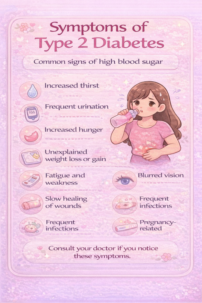 Symptoms of Type 2 Diabetes