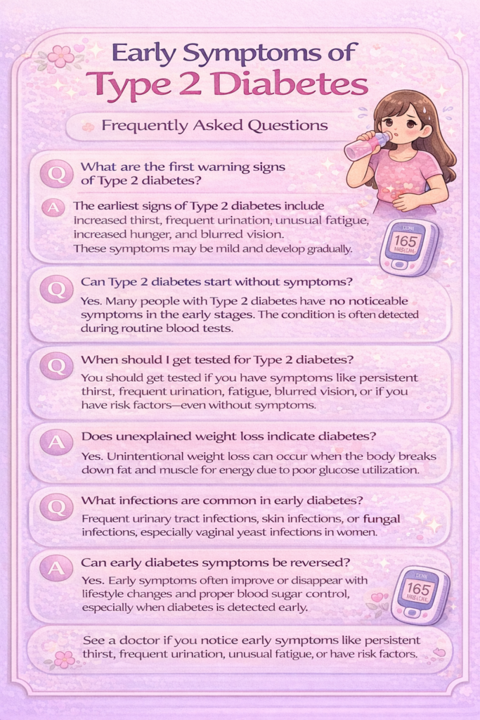 Early Symptoms of Diabetes